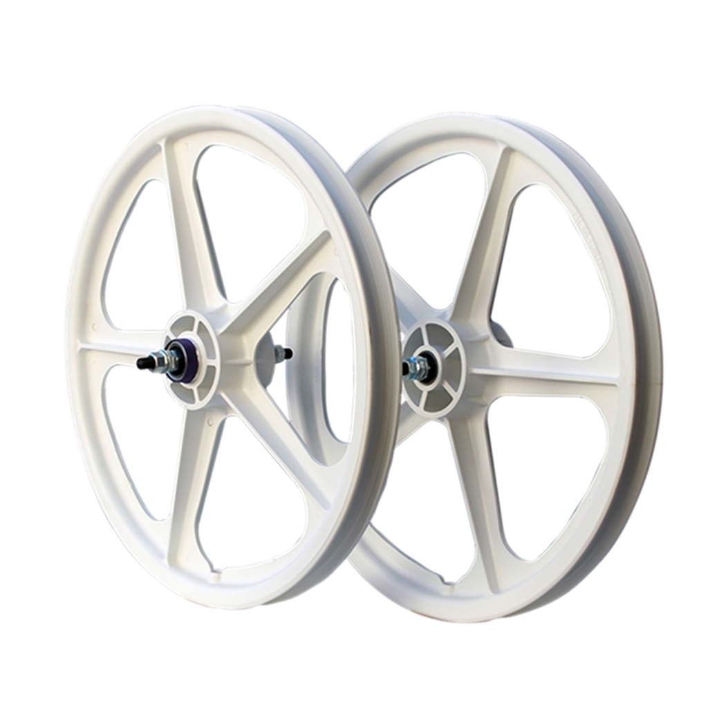 Skyway Tuff II 20 Inch Wheel Set White