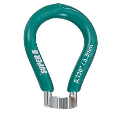 Super B Spoke Wrench Tool 3.3mm Green