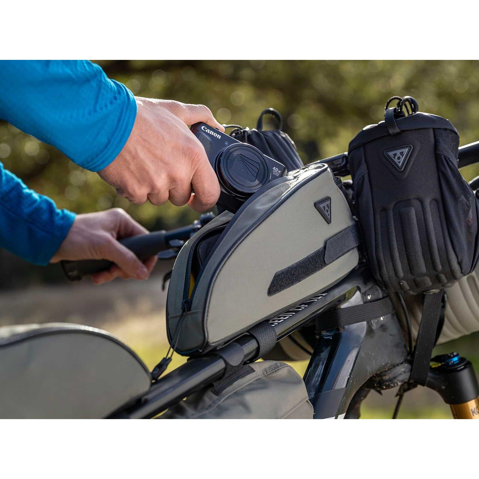 Topeak Toploader Top Tube Bag 0.75 Litre Green