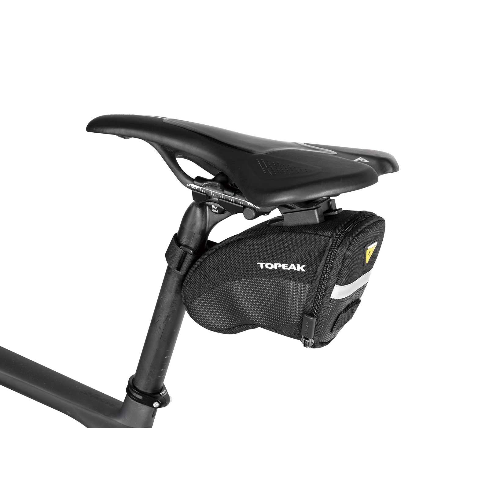 Topeak Aero Wedge Pack Quick Click Saddle bag Black Small
