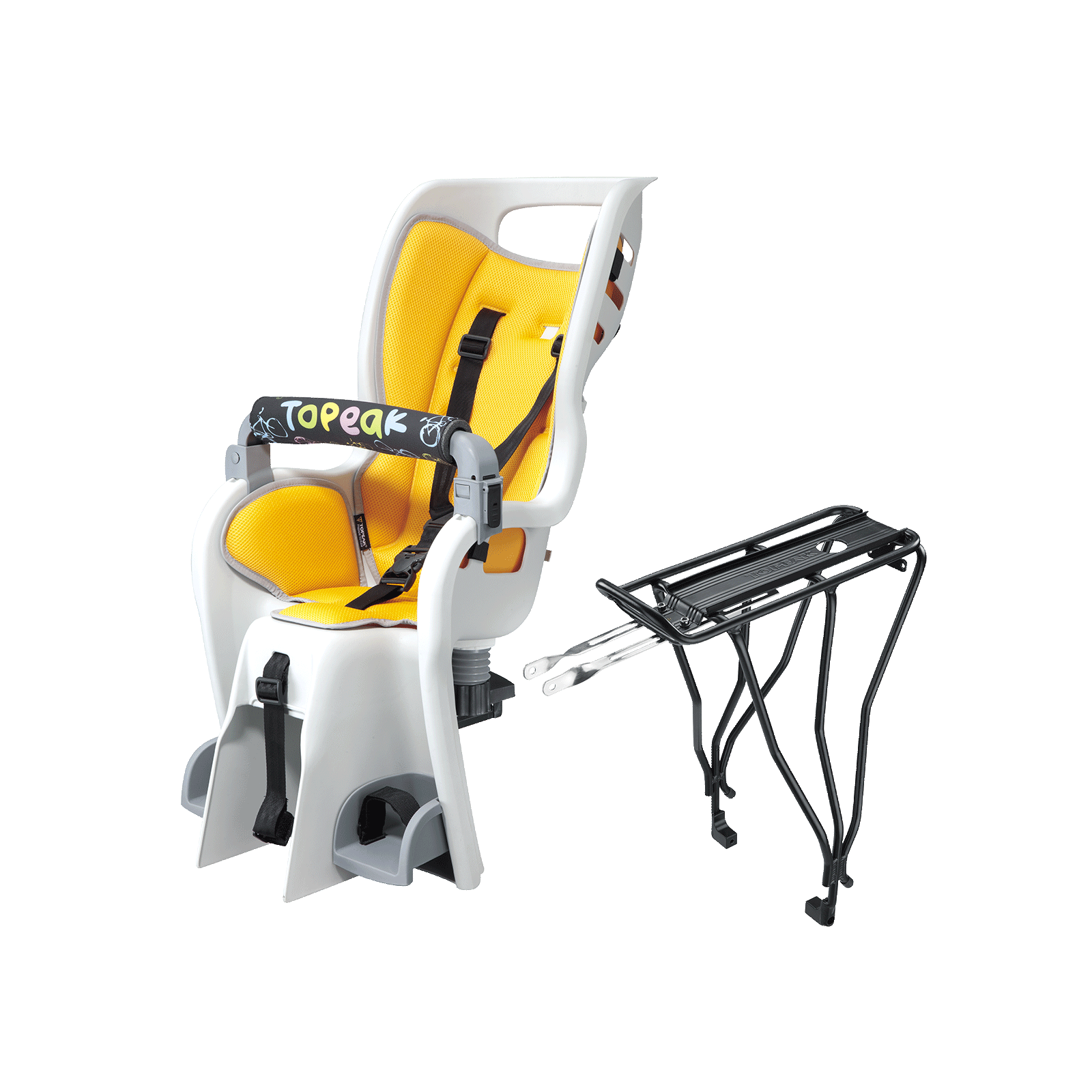 Topeak Baby Seat II and Rack Disc Brake