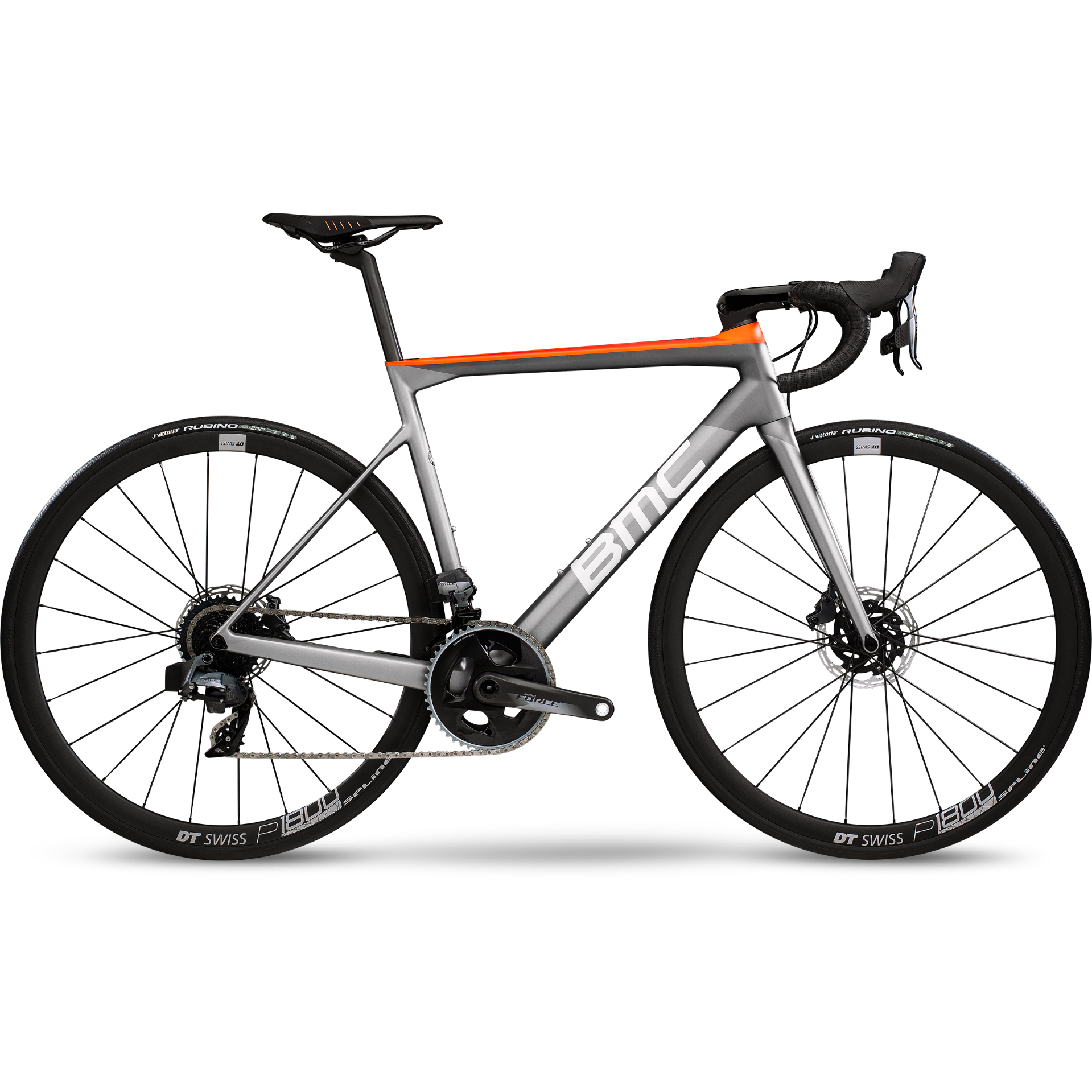 BMC Teammachine SLR02 Disc One Road Bike Grey/White/Orange (2020)