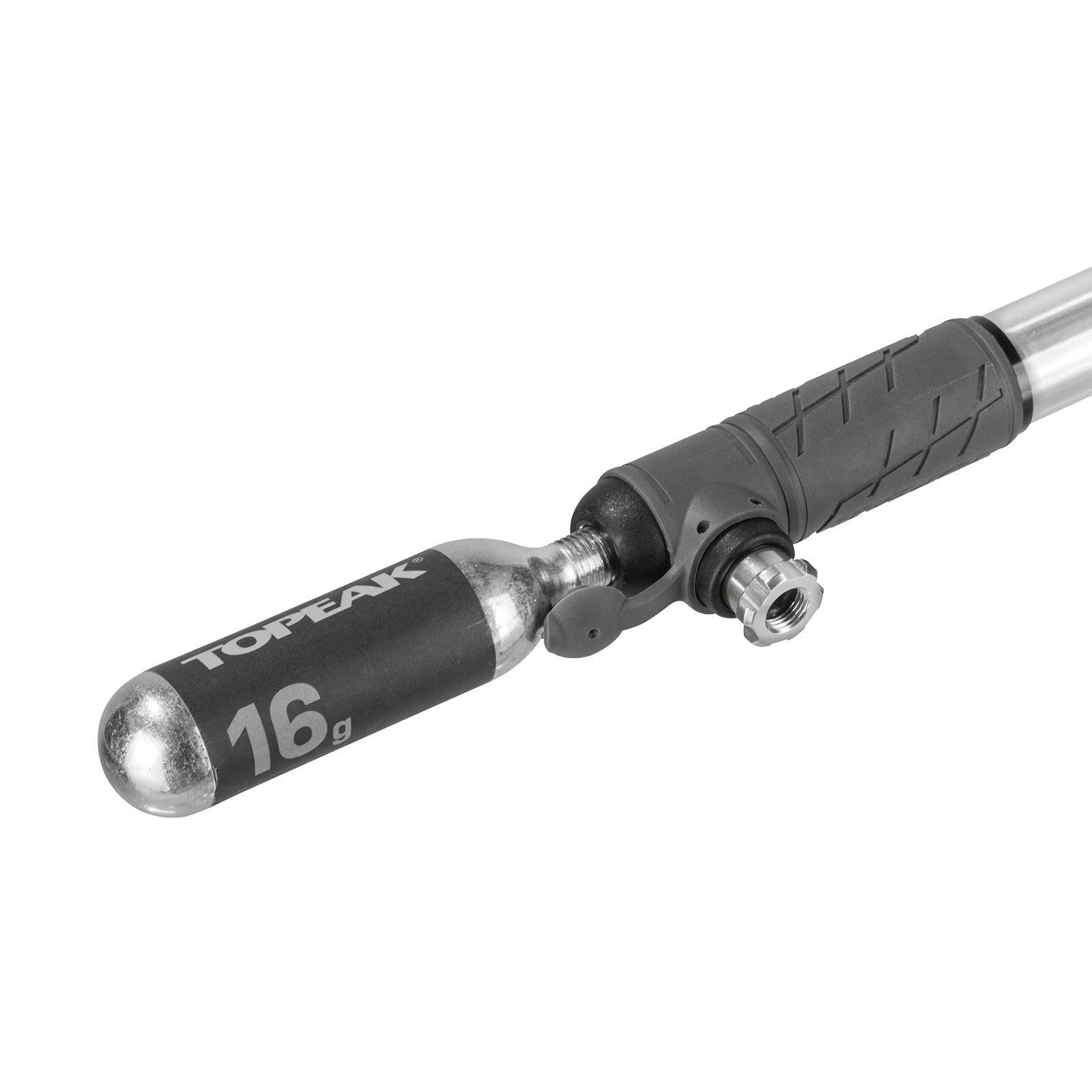 Topeak Hybridrocket HP Hand Pump and CO2 Inflator Silver