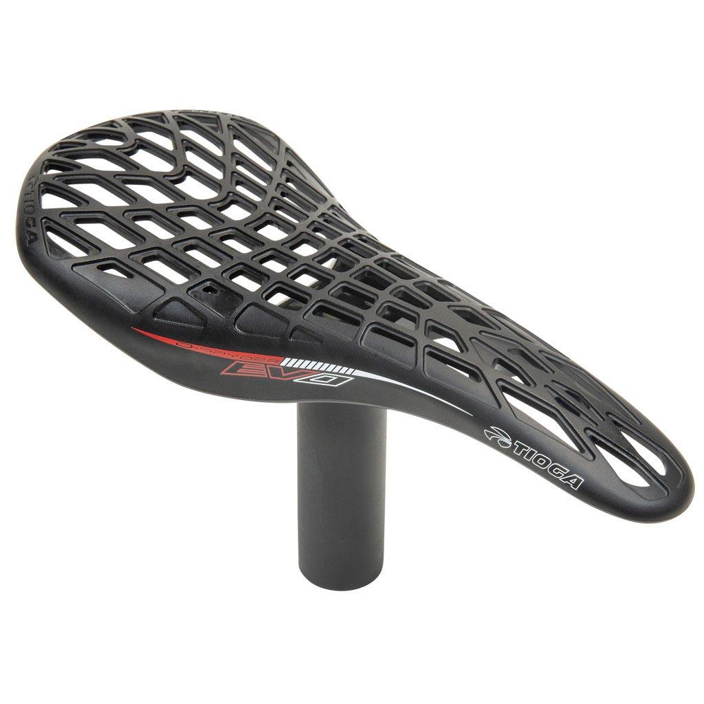 Tioga D Spyder Evo Airofloat BMX Seat & Post Combo Black