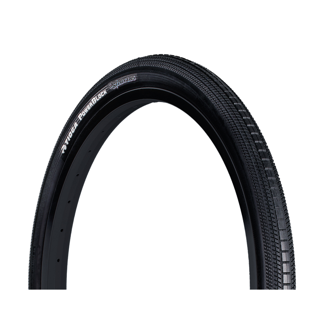 Tioga Powerblock OS20 BMX Tyre 20 X 1.85" Black