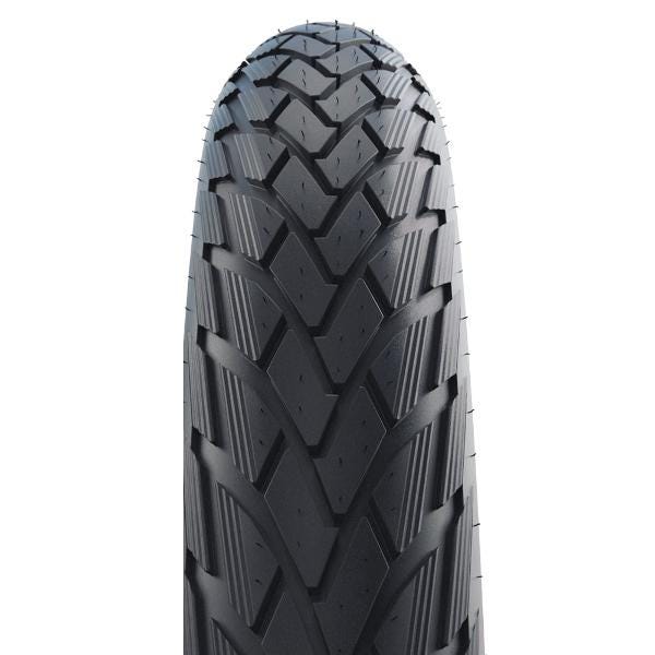Schwalbe Green Marathon Wire Bead Commuter Tyre 700 X 38c Black/Reflective