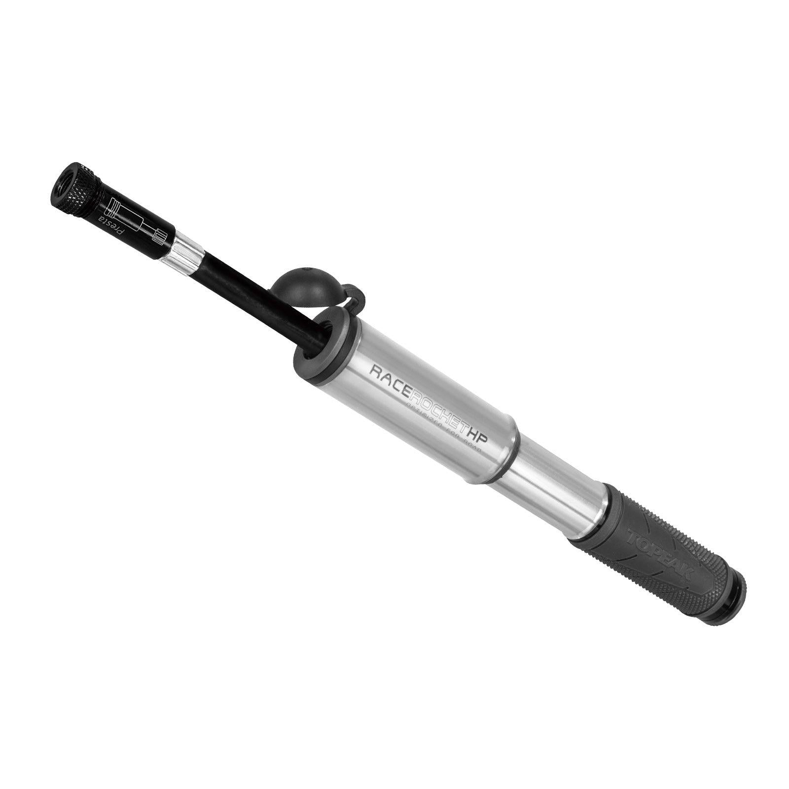 Topeak RaceRocket HP Mini Pump Silver 160psi
