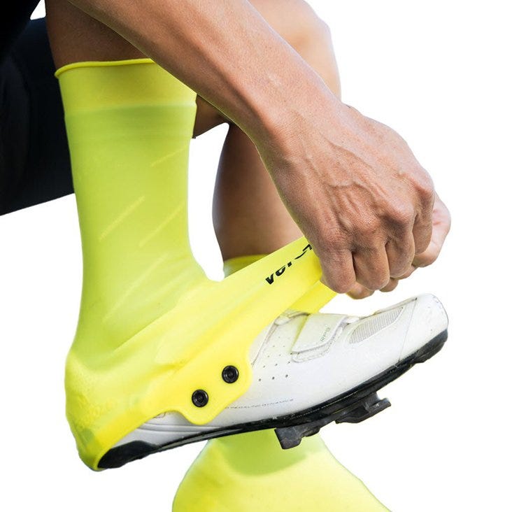 VeloToze Tall Silicone Shoe Covers Yellow