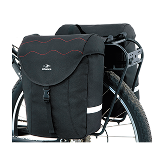 QBP Double Pannier 24L Black
