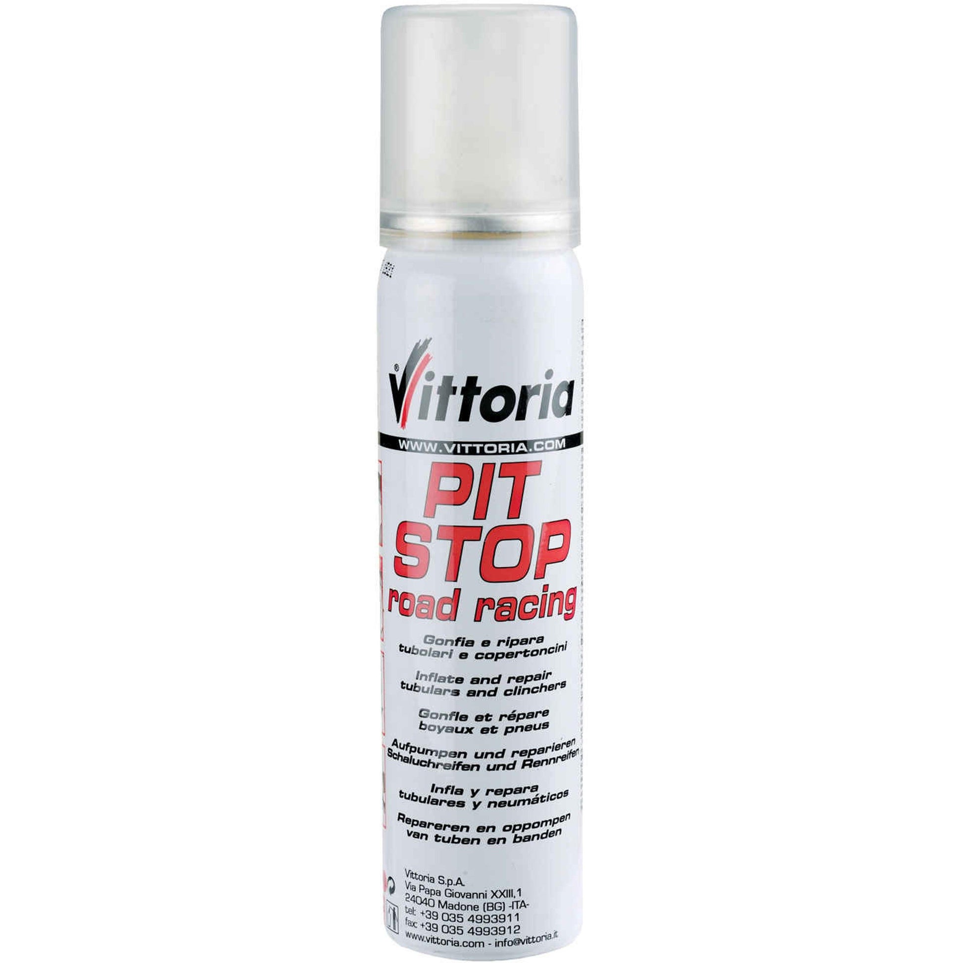 Vittoria Pit Stop Road & Tri Race Tyre Pump/Sealant Combo