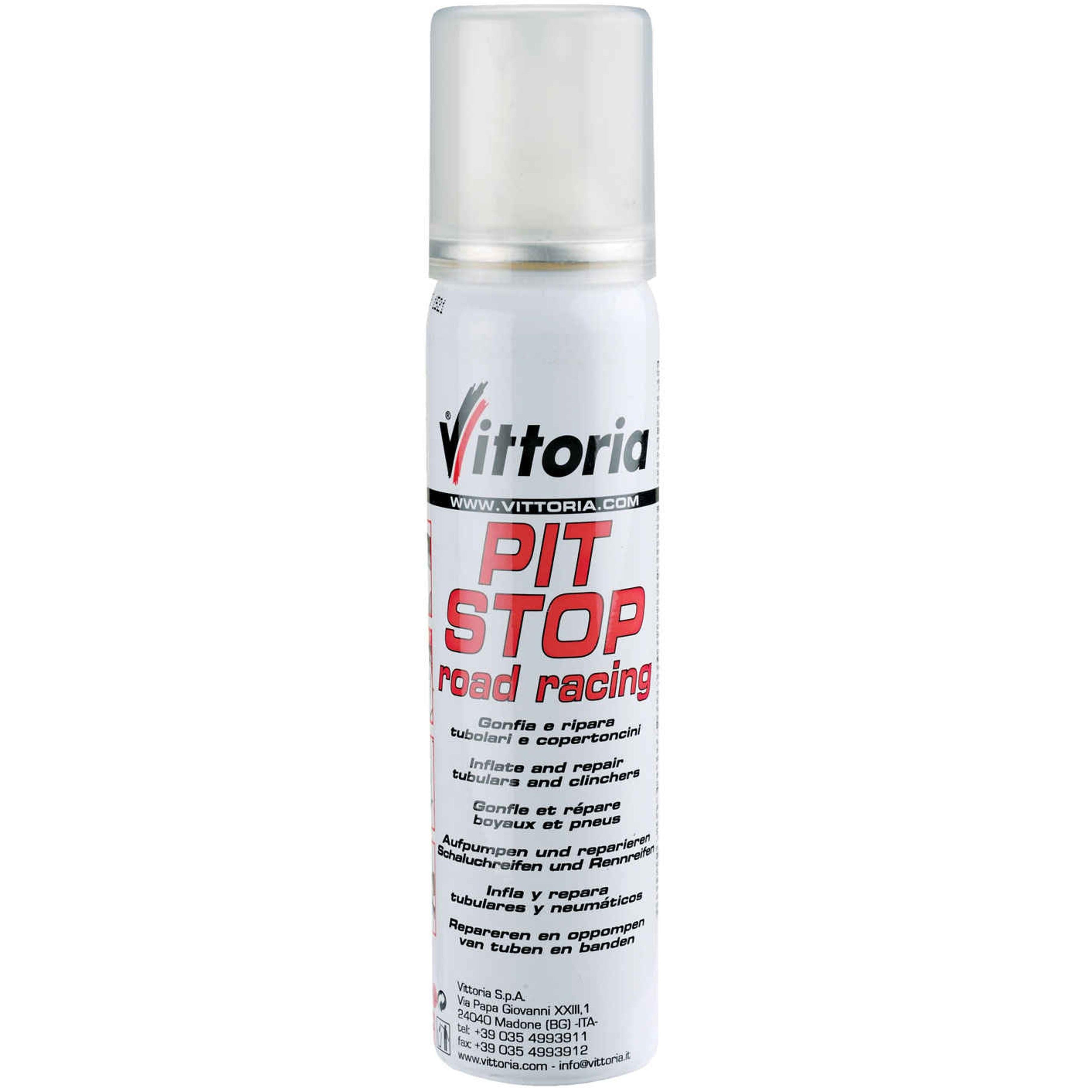 Vittoria Pit Stop Road & Tri Race Tyre Pump/Sealant Combo