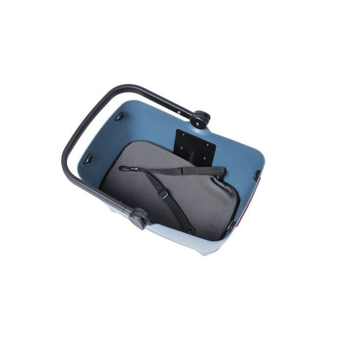 Basil Buddy Front Pet Basket with FK Denim