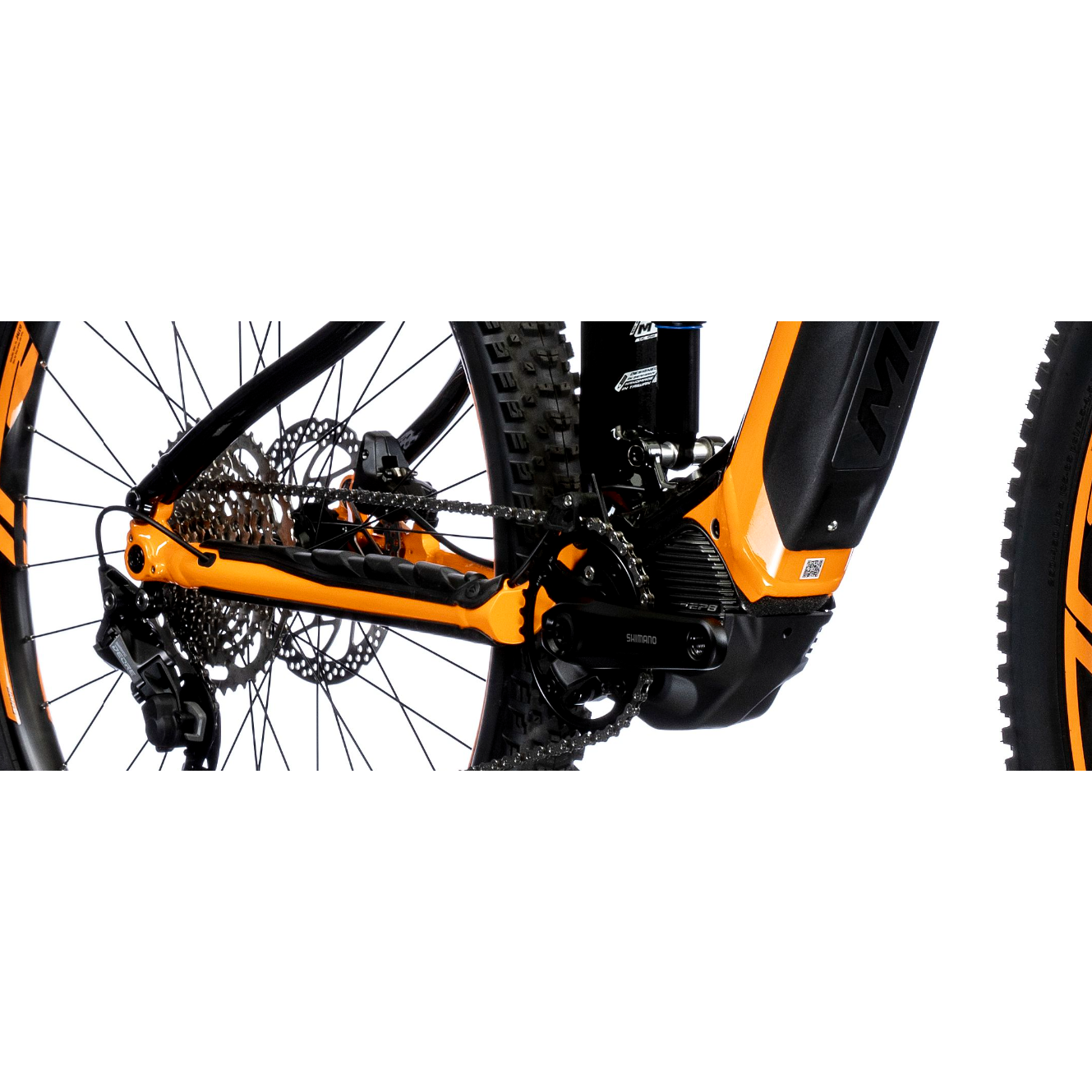 Merida eOne Forty 400 Electric Mountain Bike Black/Orange