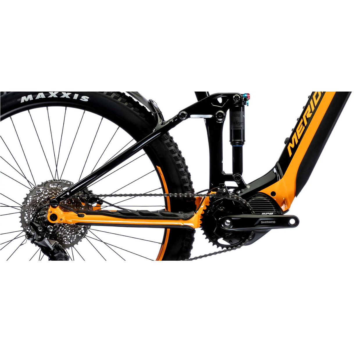Merida eOne Forty 400 Electric Mountain Bike Black/Orange