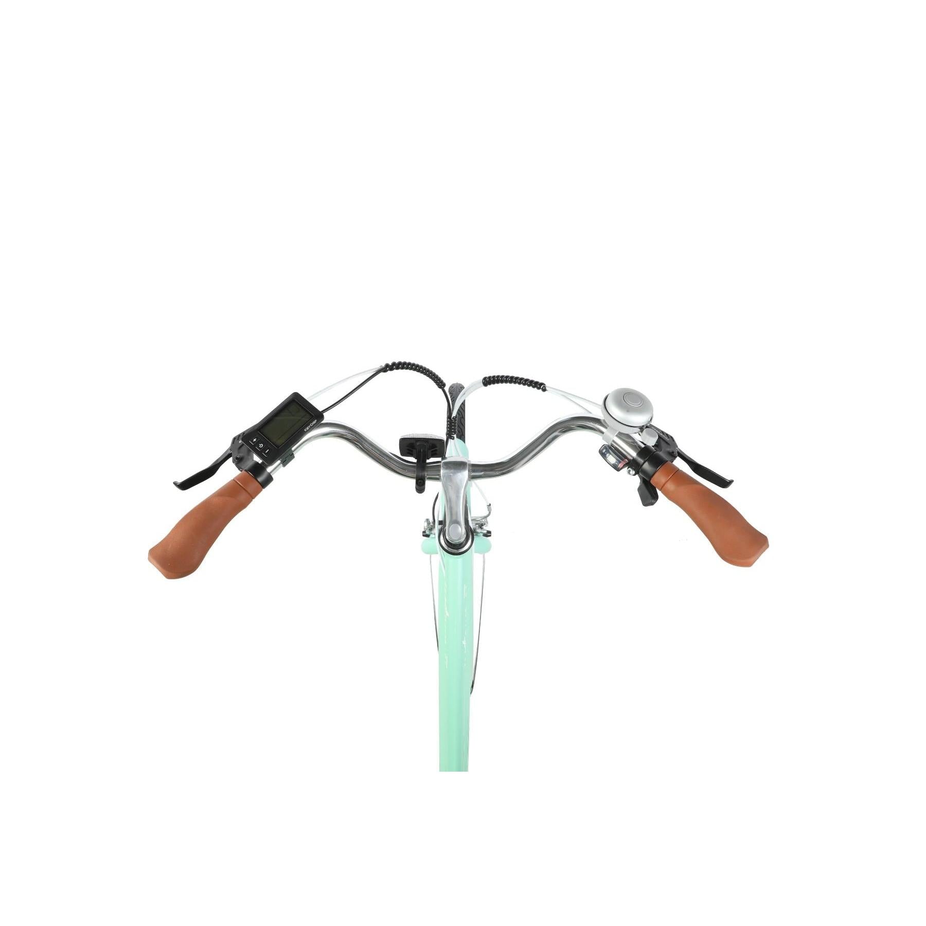 Pedal Uptown SL Electric Vintage Cruiser Bike Mint Green
