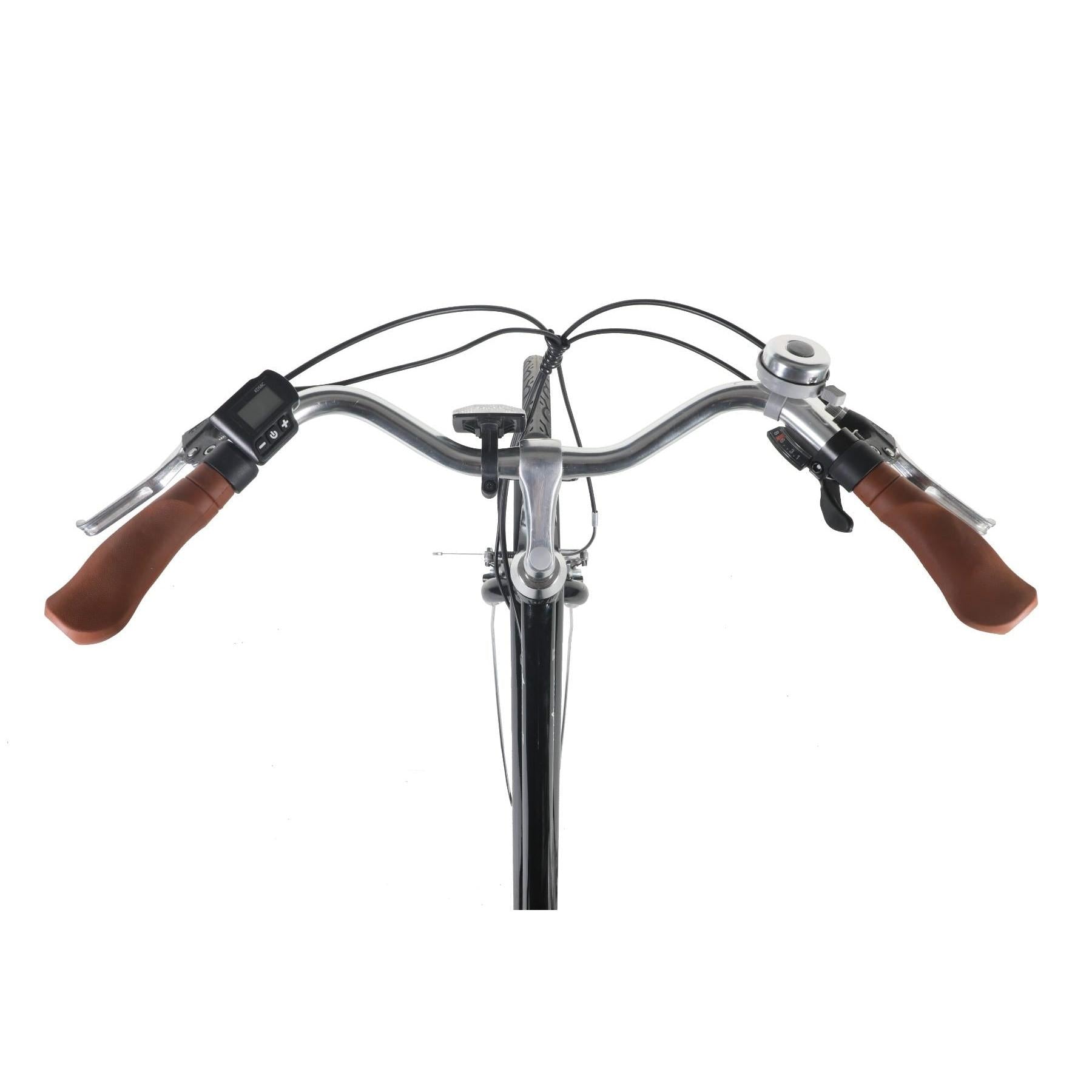 Pedal Uptown SL Electric Vintage Cruiser Bike Black