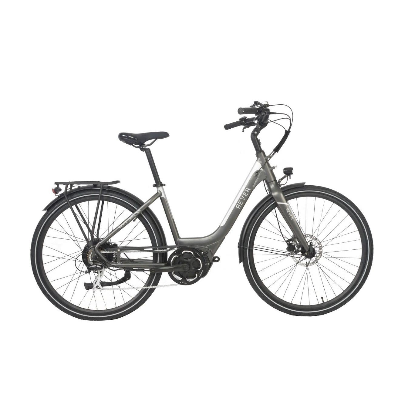 Rever Urban Women's Step Through Electric Bike Titanium Grey