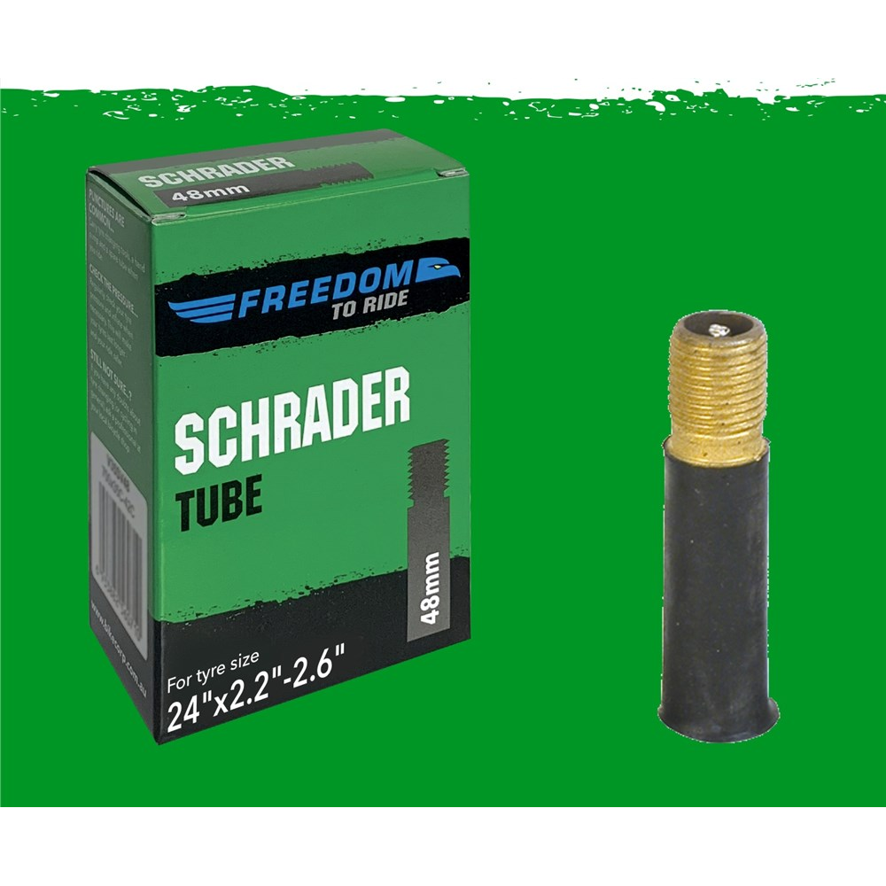 Freedom To Ride Schrader Valve Tube 24 x 2.20-2.60'' 48mm