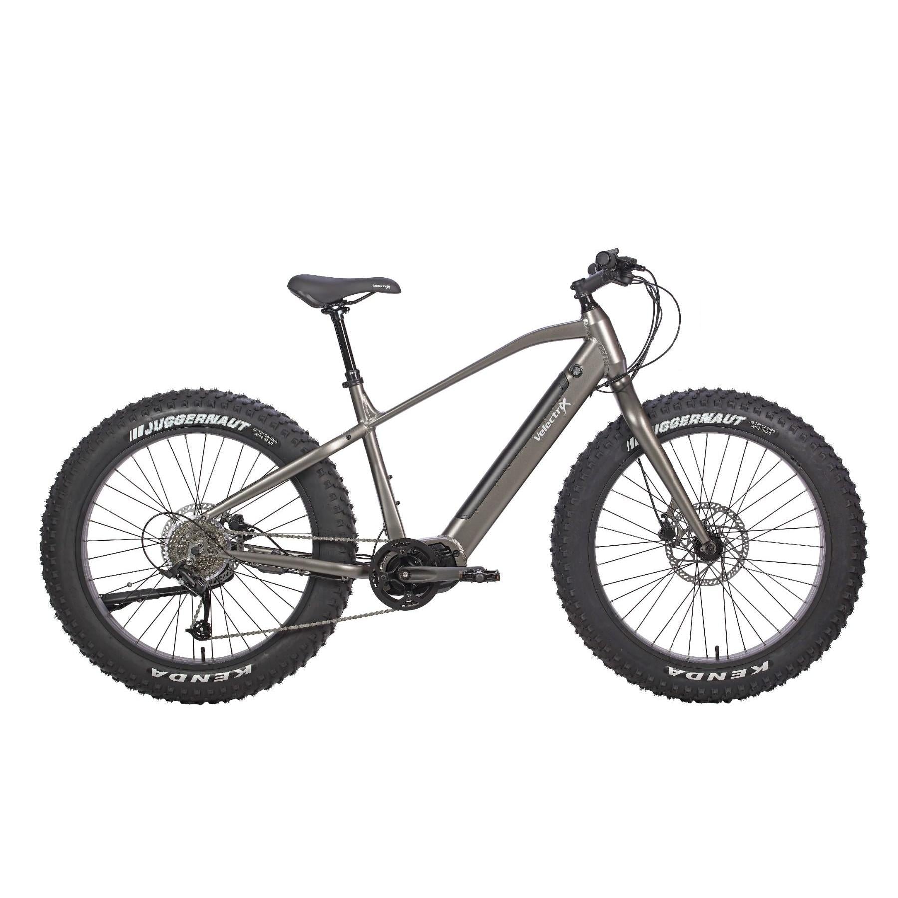 VelectriX Butcher Pulse Fat Wheel Electric Bike Gun Metal Grey