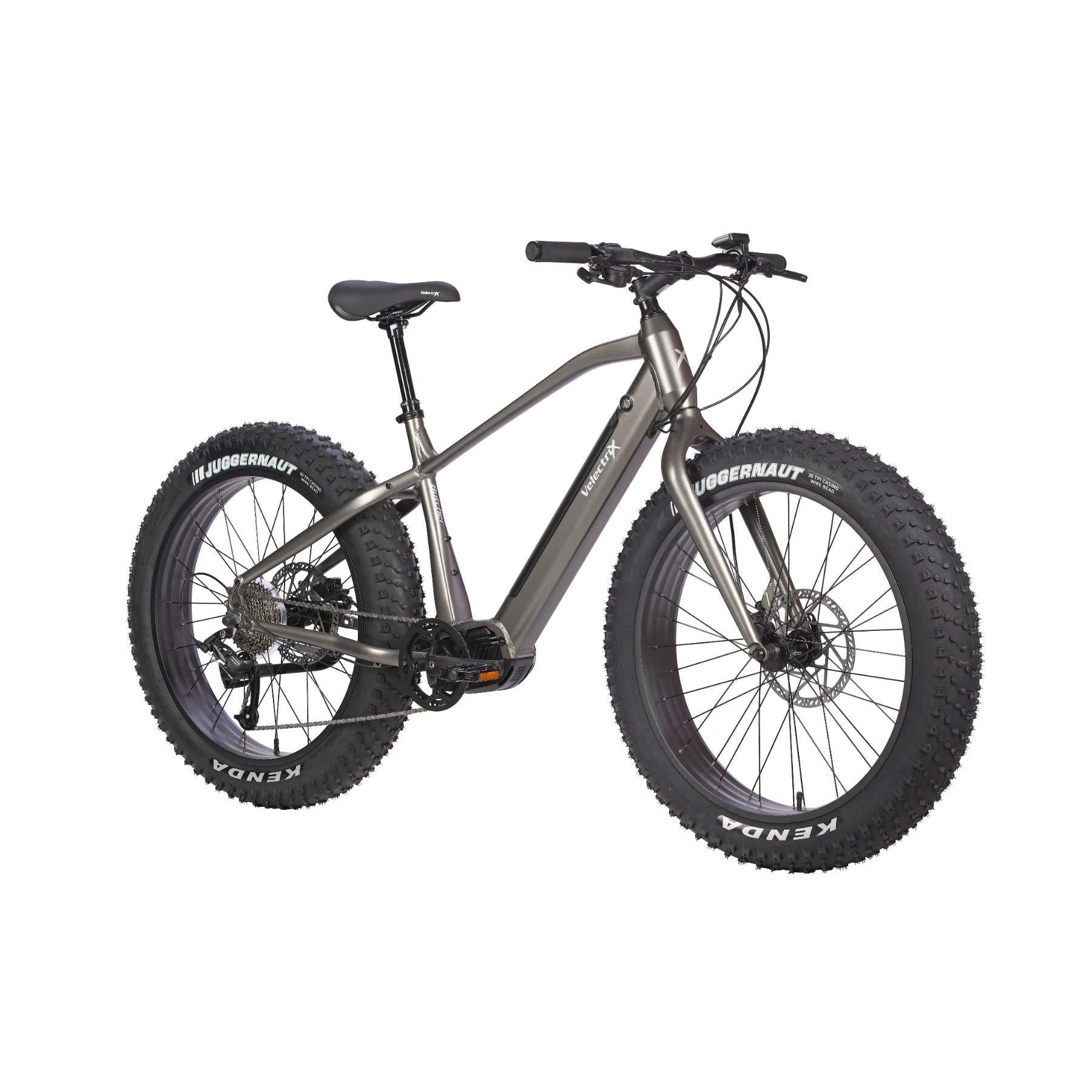 VelectriX Butcher Pulse Fat Wheel Electric Bike Gun Metal Grey
