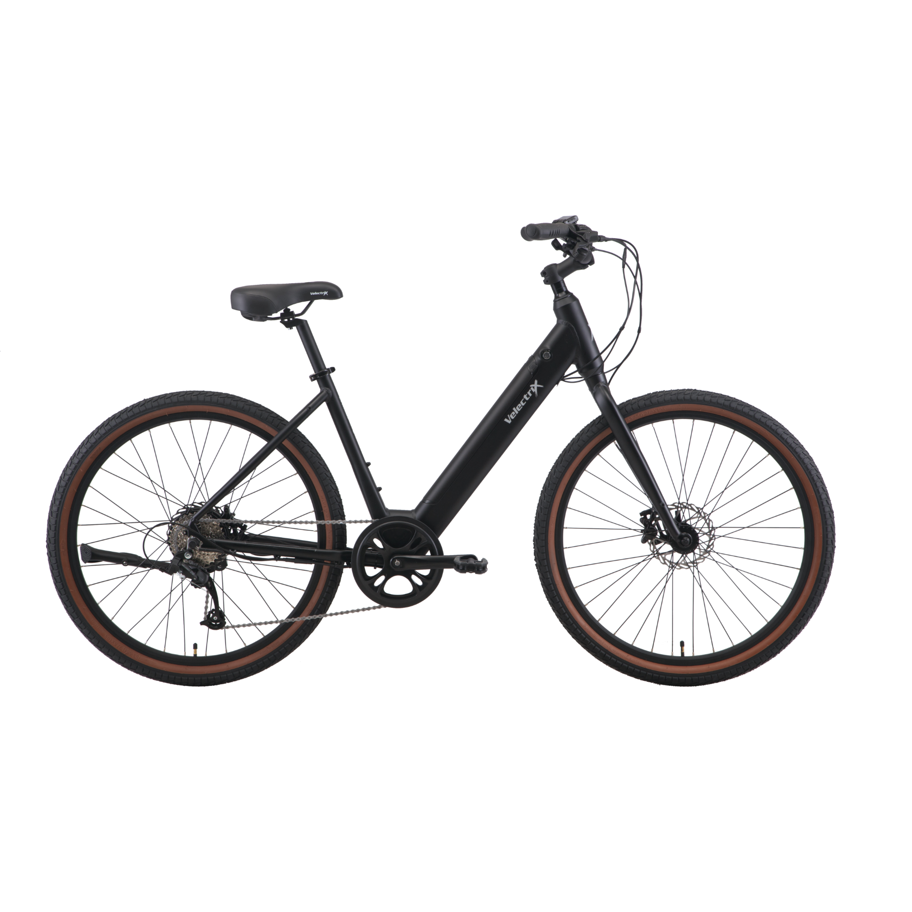 VelectriX Cruiser Step Through Electric Bike Jet Black
