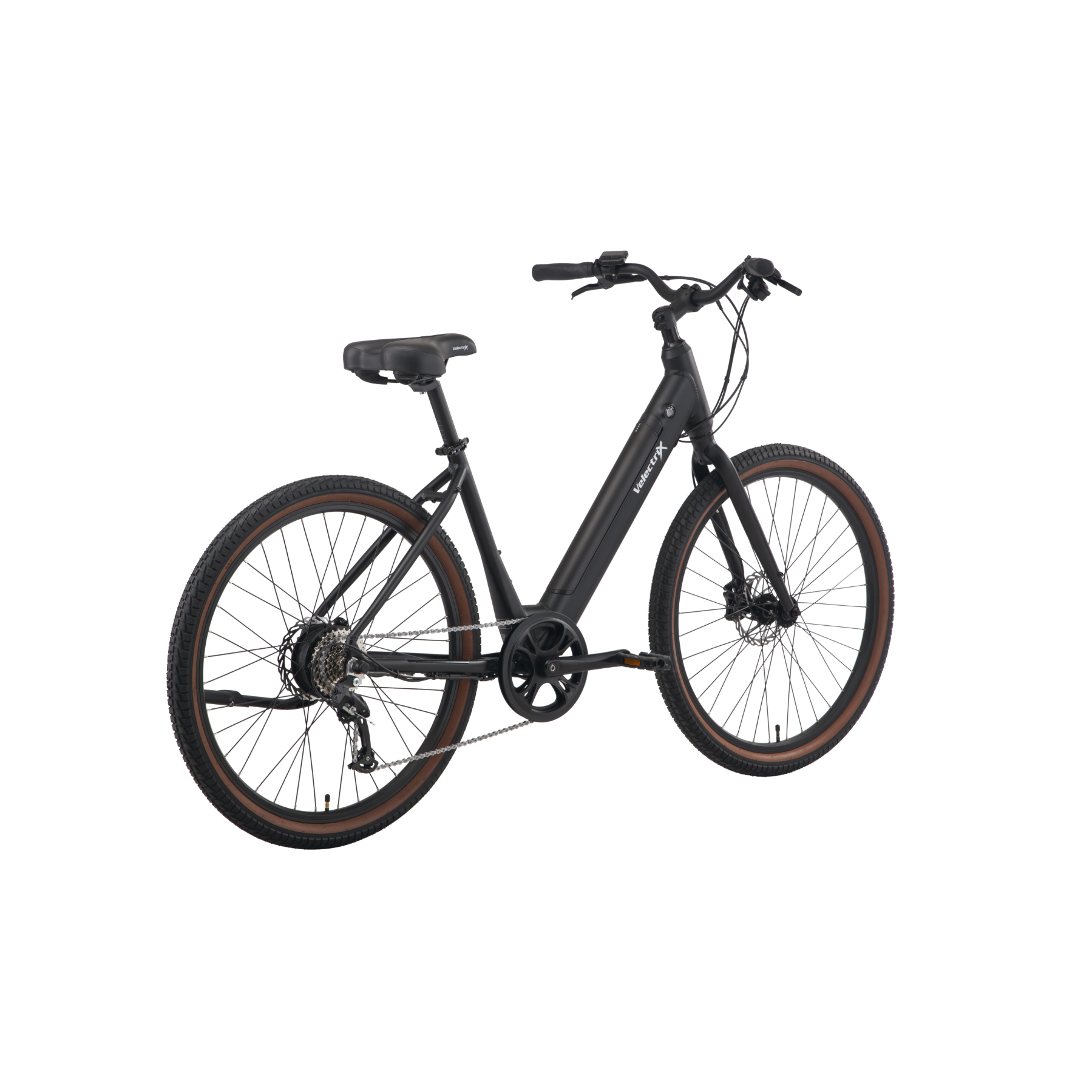 VelectriX Cruiser Step Through Electric Bike Jet Black