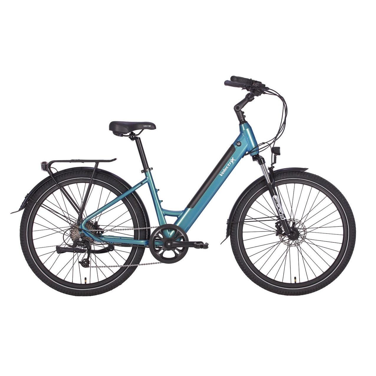VelectriX2 Urban+ Step Through Electric Hybrid Bike Ocean