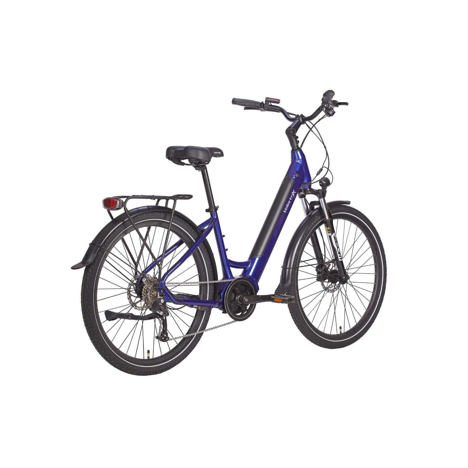 VelectriX Urban Pulse Step Through Electric Hybrid Bike Blue