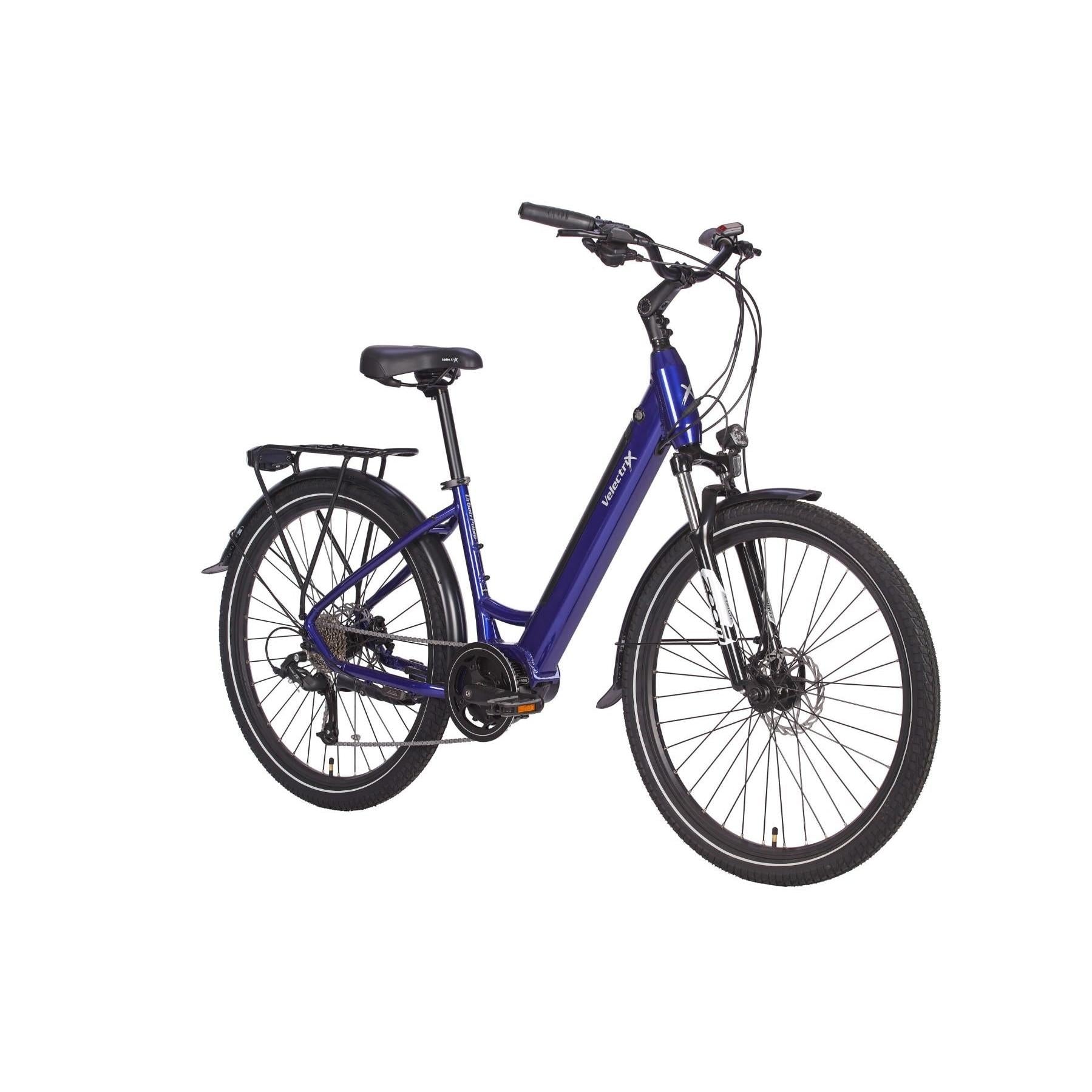 VelectriX Urban Pulse Step Through Electric Hybrid Bike Blue