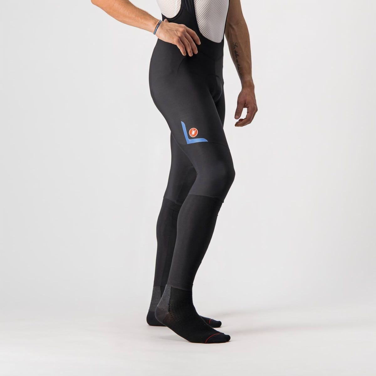 Castelli Velocissima 5 Men's Bibtights Black/Silver