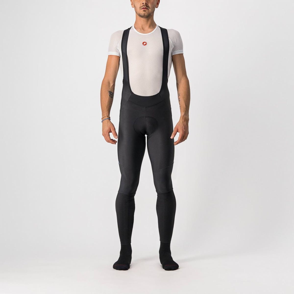 Castelli Velocissima 5 Men's Bibtights Black/Silver