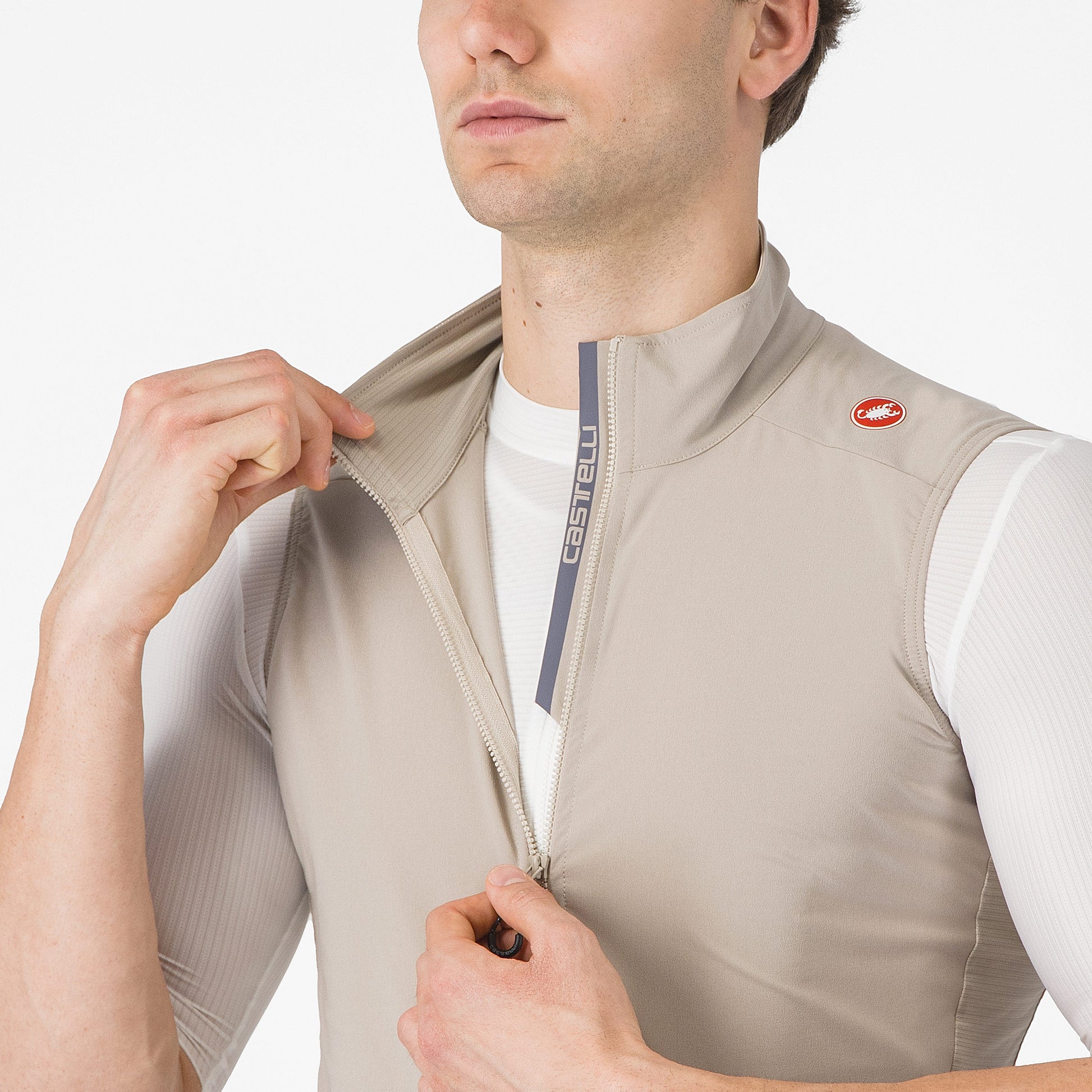 Castelli Espresso Vest Clay/Dark Grey