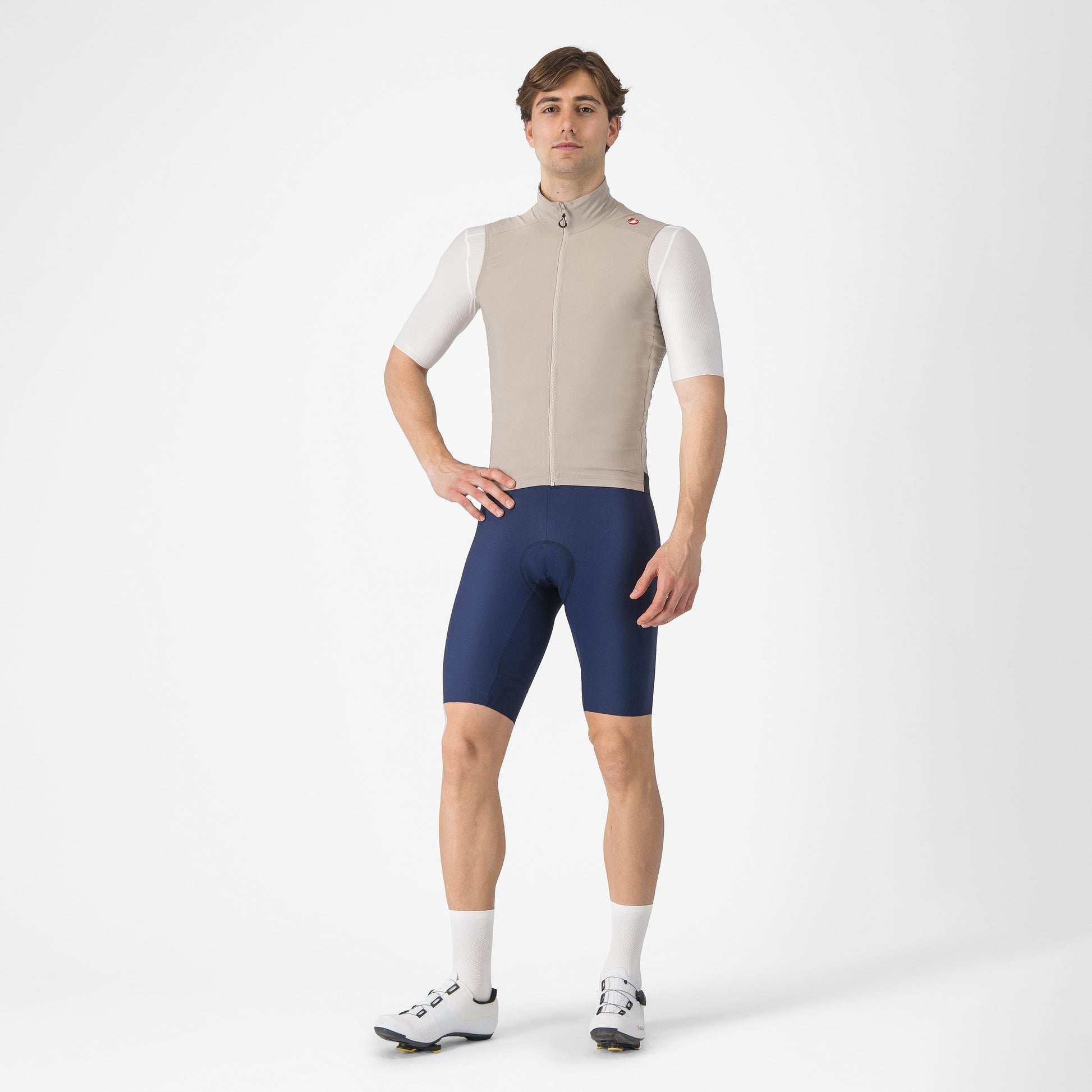 Castelli Espresso Vest Clay/Dark Grey