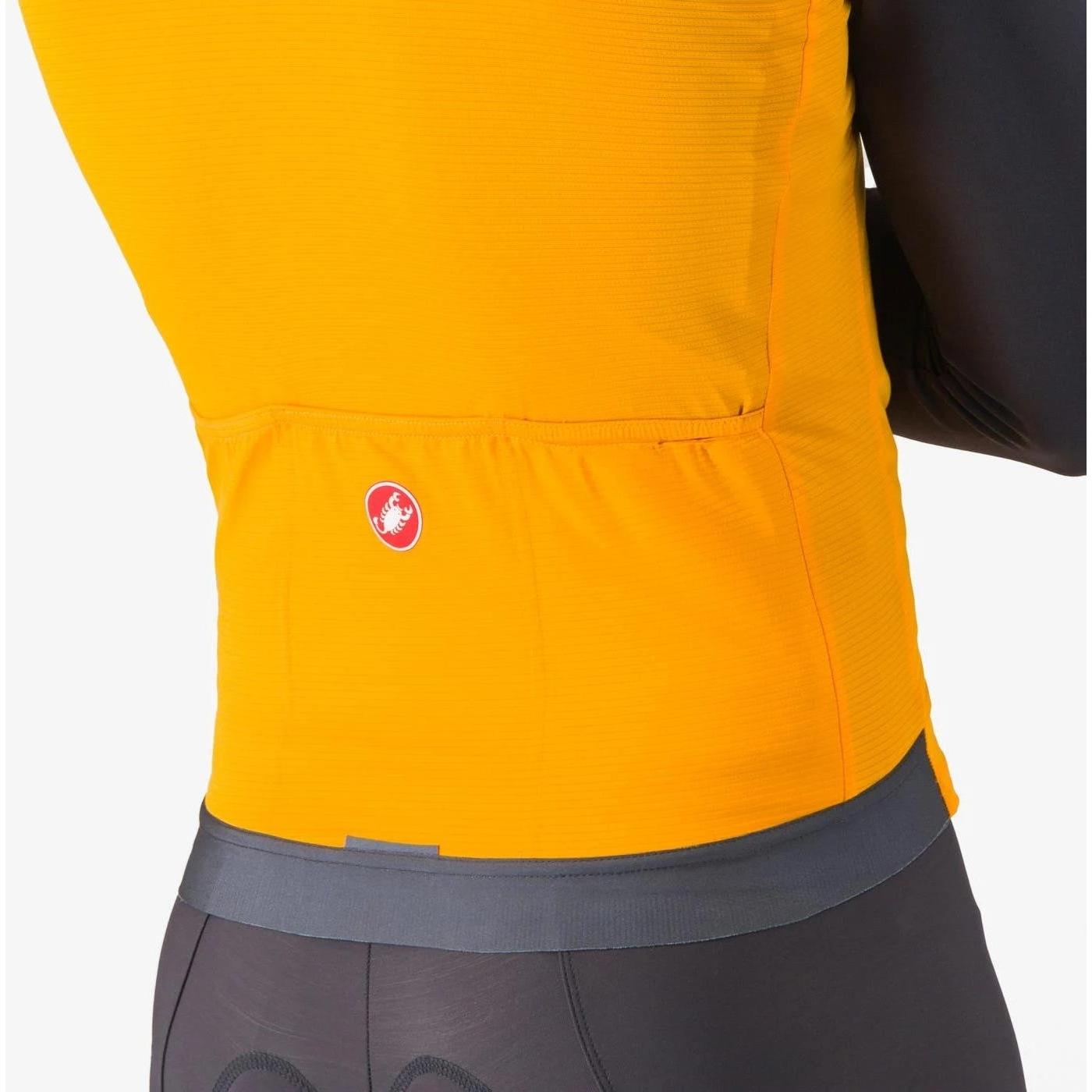 Castelli Espresso Vest Vivid Orange/Dark Gray