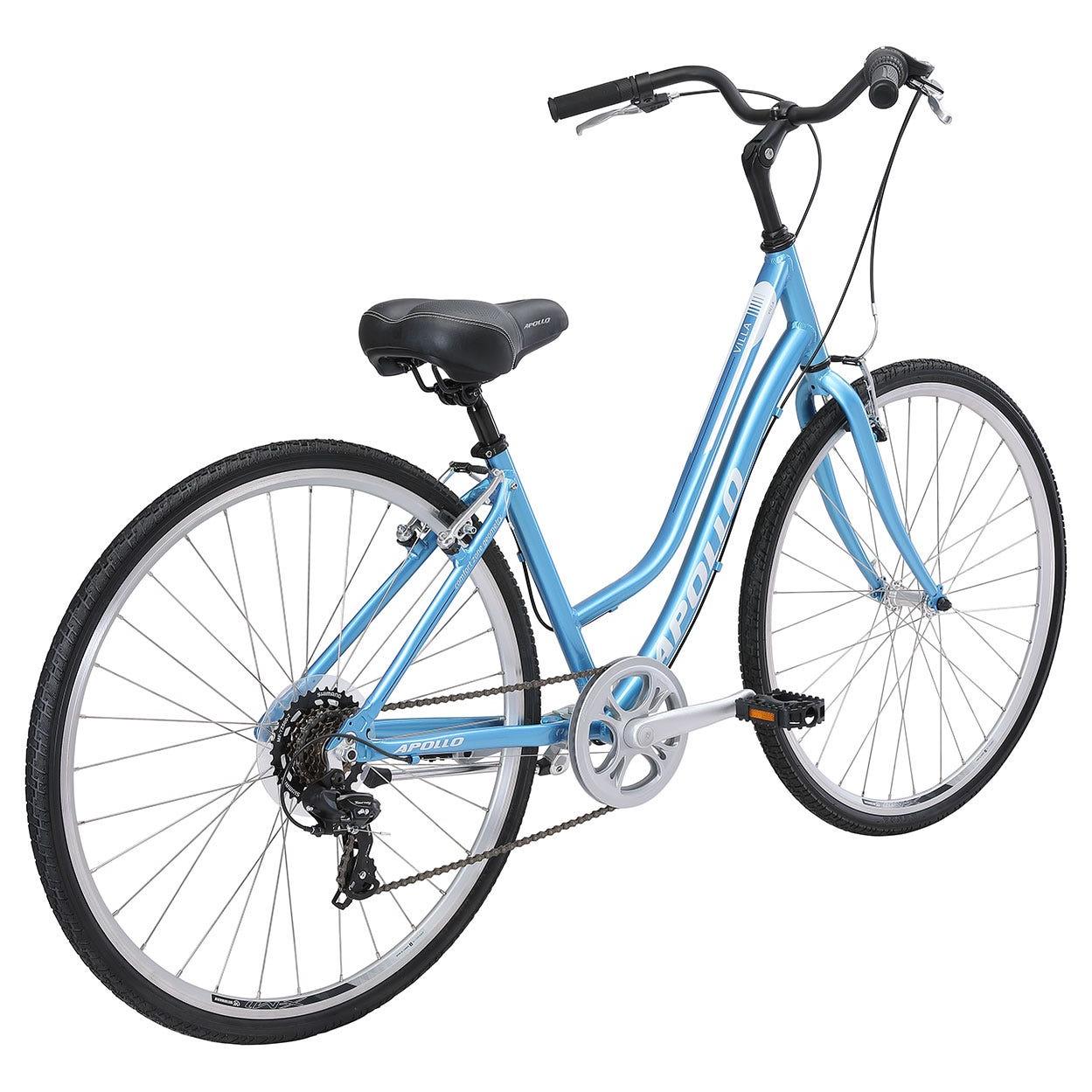 Apollo Villa Hybrid Bike Gloss Blue/White Slate