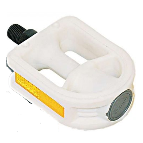 BikeCorp Juvenile Pedals 1/2'' White
