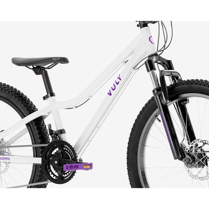 Vuly Classic Kids 24'' Mountain Bike White/Purple – 99 Bikes