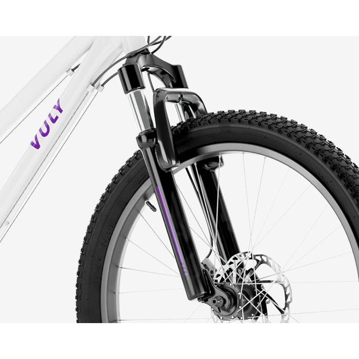 Vuly Classic Kids 24'' Mountain Bike White/Purple