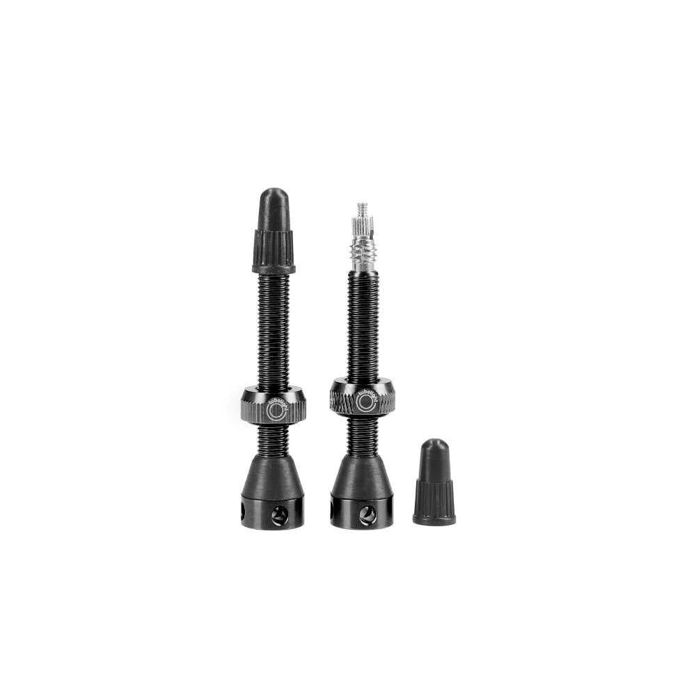 Tubolight Tubeless Valve Pair 40mm Black