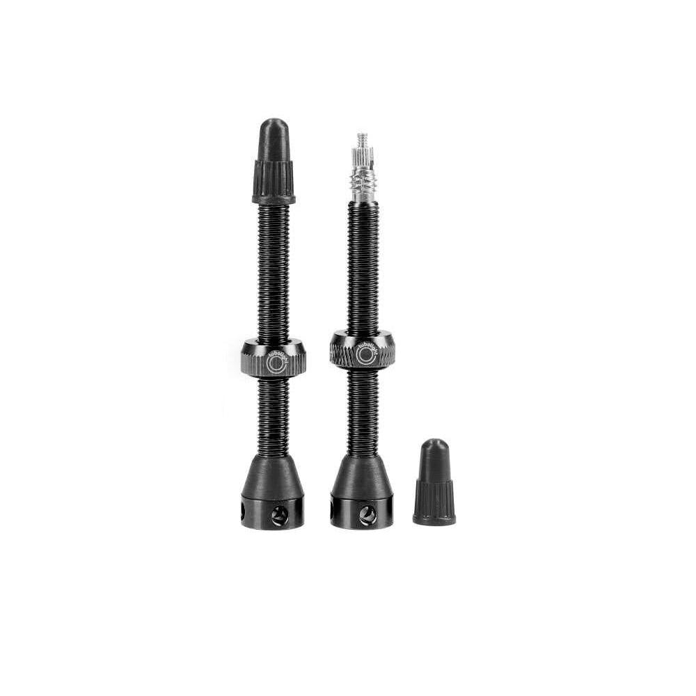 Tubolight Road Tubeless Valve Pair 70mm Black