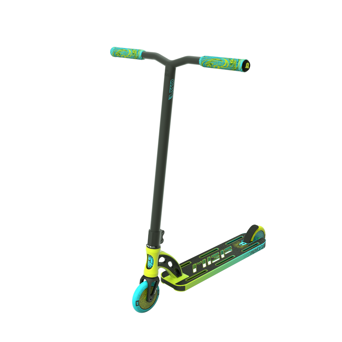 MGP VX9 Pro Scooter Lime/Aqua Fade