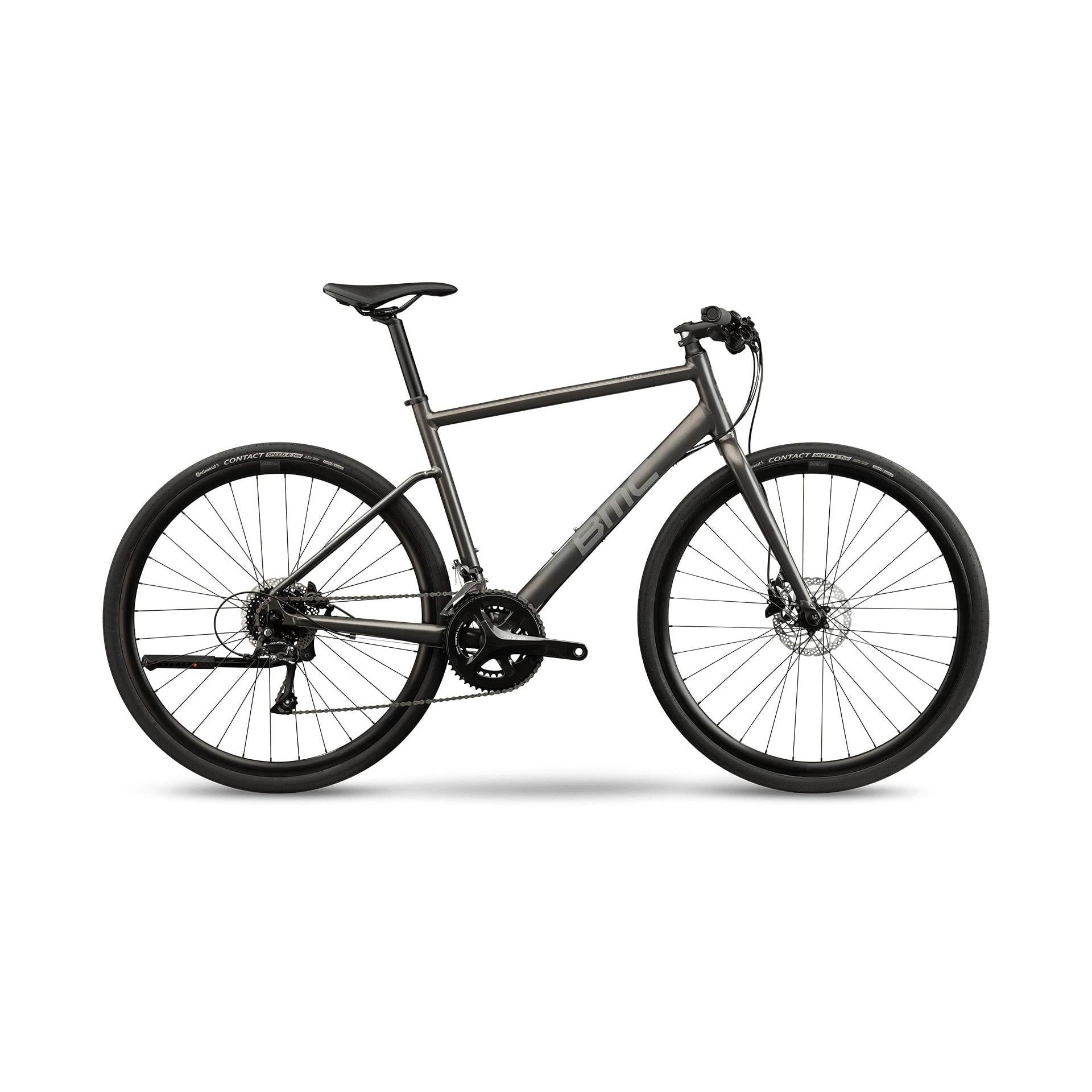 BMC Alpenchallenge Three Flat Bar Road Bike Anthracite/Grey (2021)