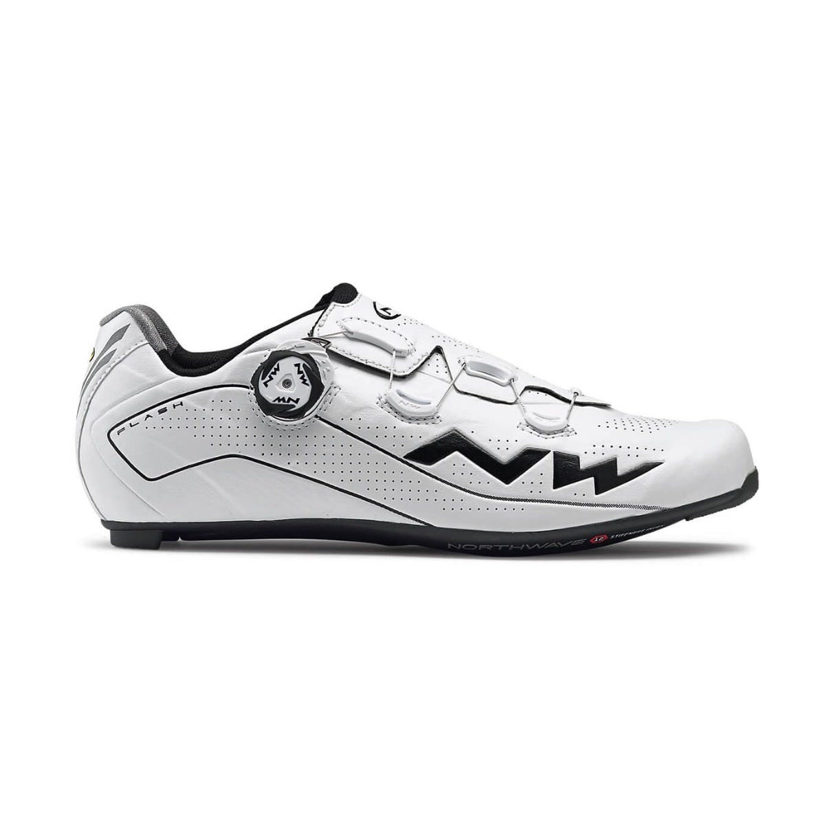 Northwave Flash 2 Carbon Shoes White/Black