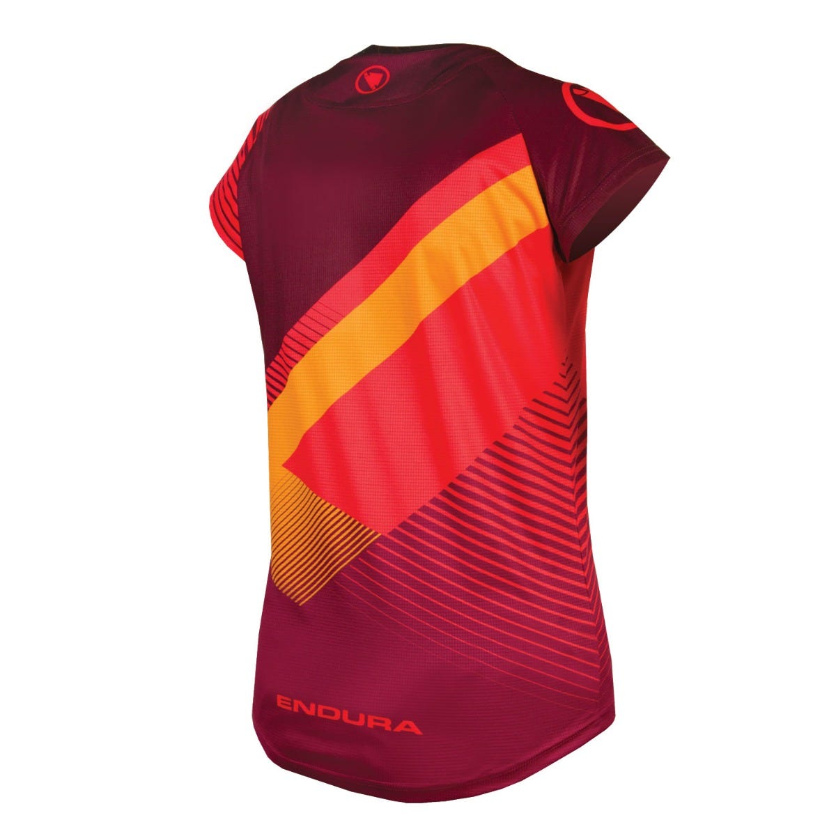 Endura Women's Single Track Print T II LTD MTB Jersey Mulberry