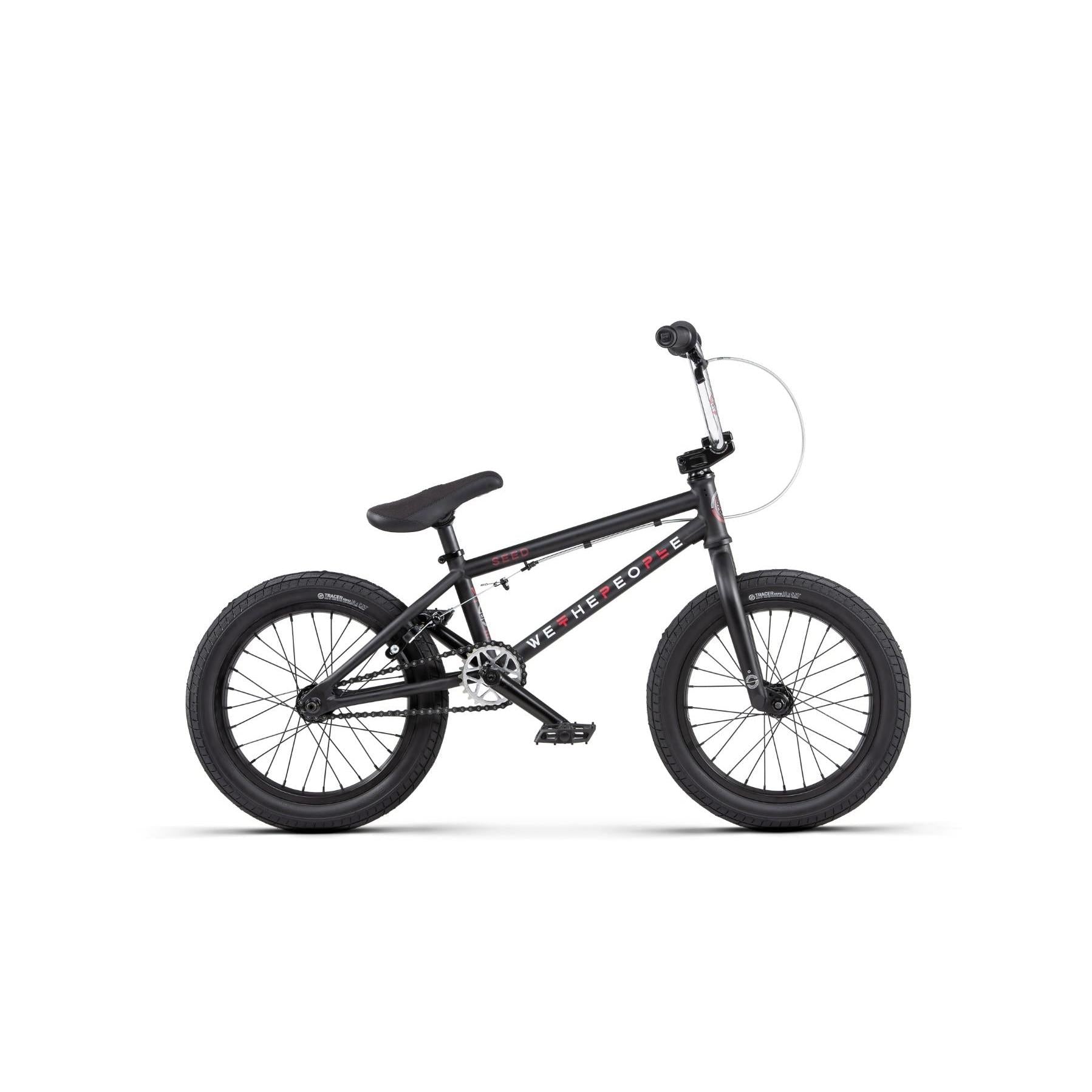 WTP Seed Boys BMX Bike 16" Matt Black (2020)