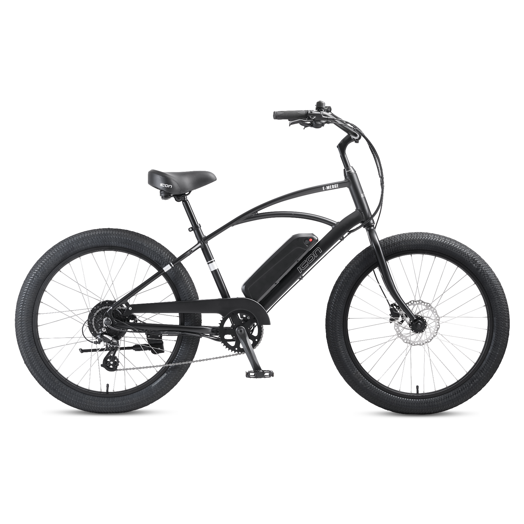 XDS Icon E-Merge Electric Cruiser Bike Midnight Black