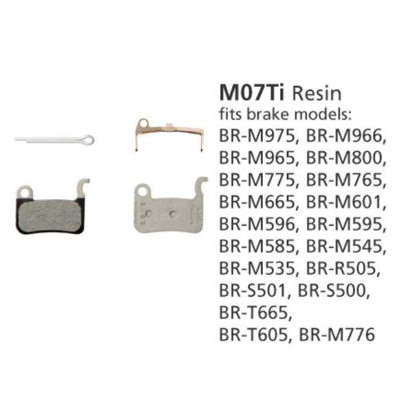 Shimano BR-M975 M07 Resin Pads with Spring